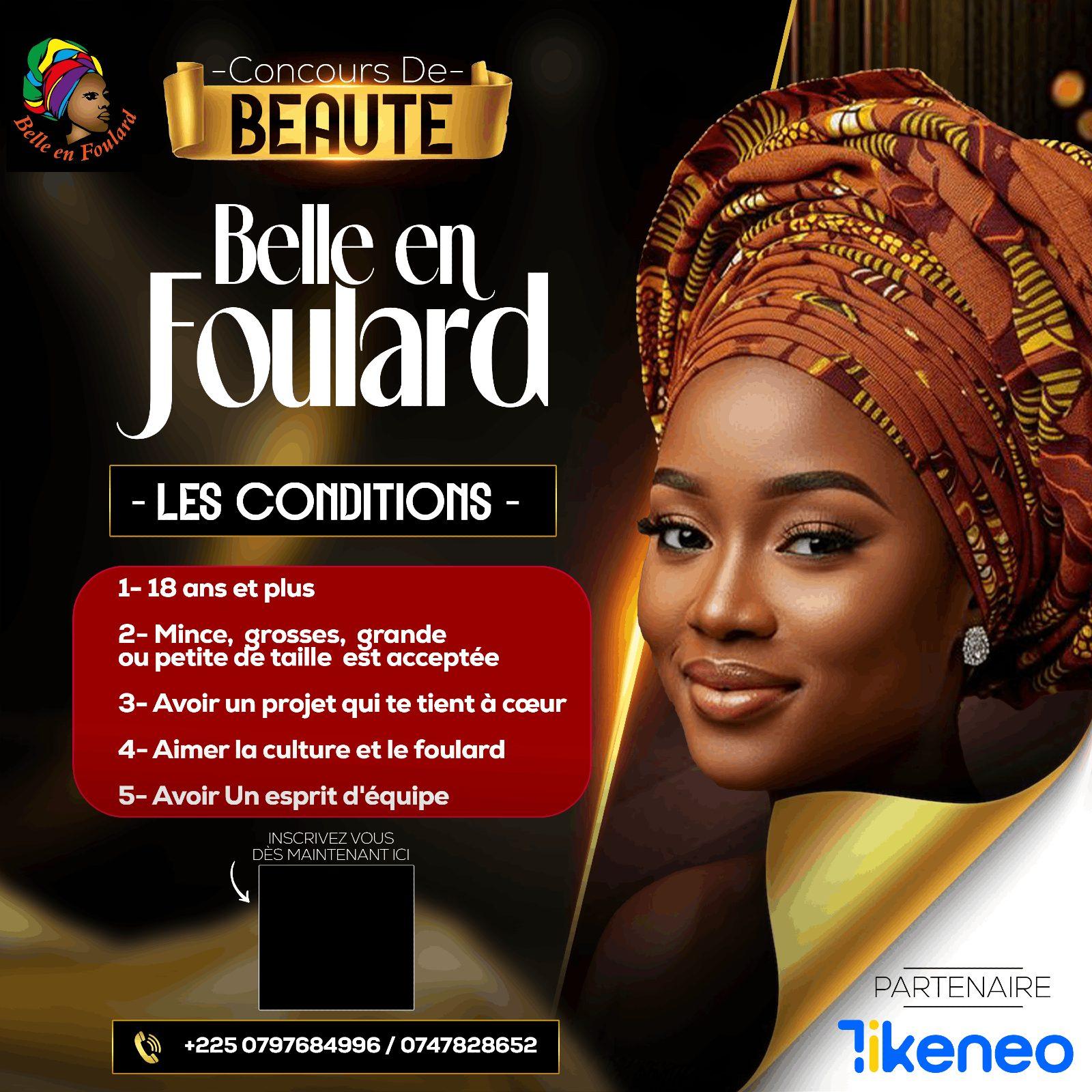 Concours de Beauté – Belle en Foulard