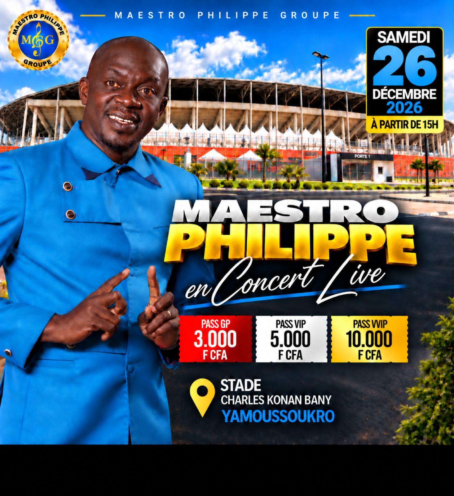 MAESTRO PHILIPPE EN CONCERT LIVE – YAMOUSSOUKRO