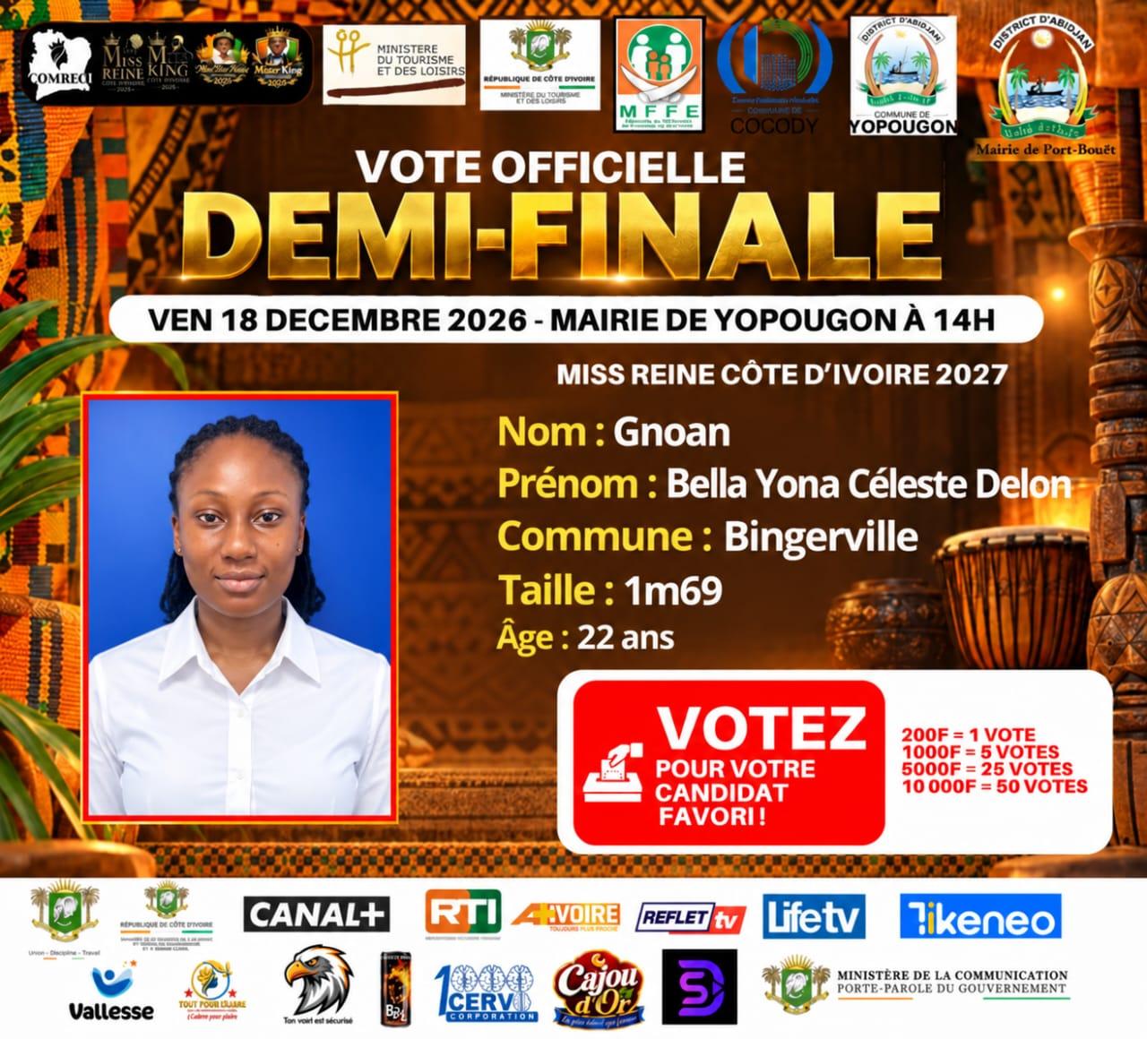 GNOAN BELLA YONAN CELESTE DELON