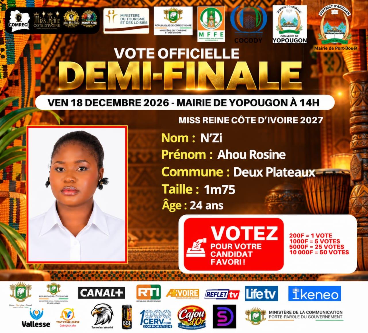 N'ZI AHOU ROSINE