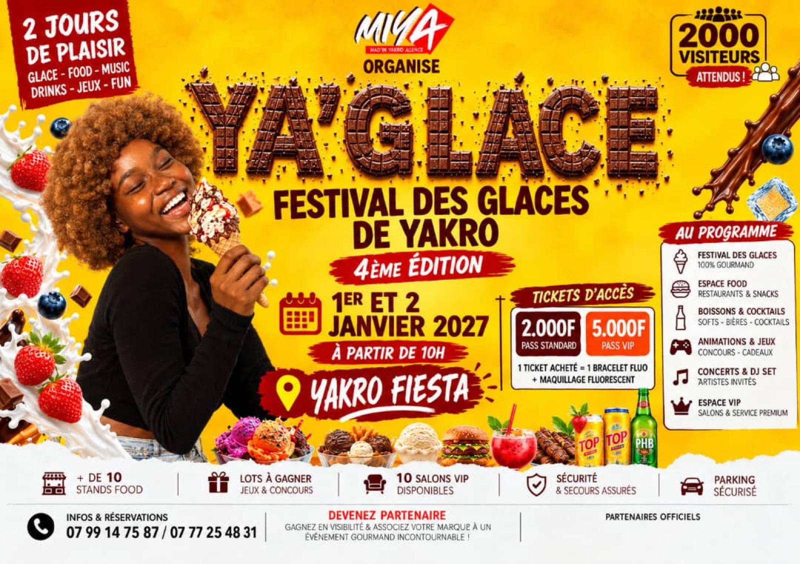 Ya'Glace festival des glaces de Yamoussoukro