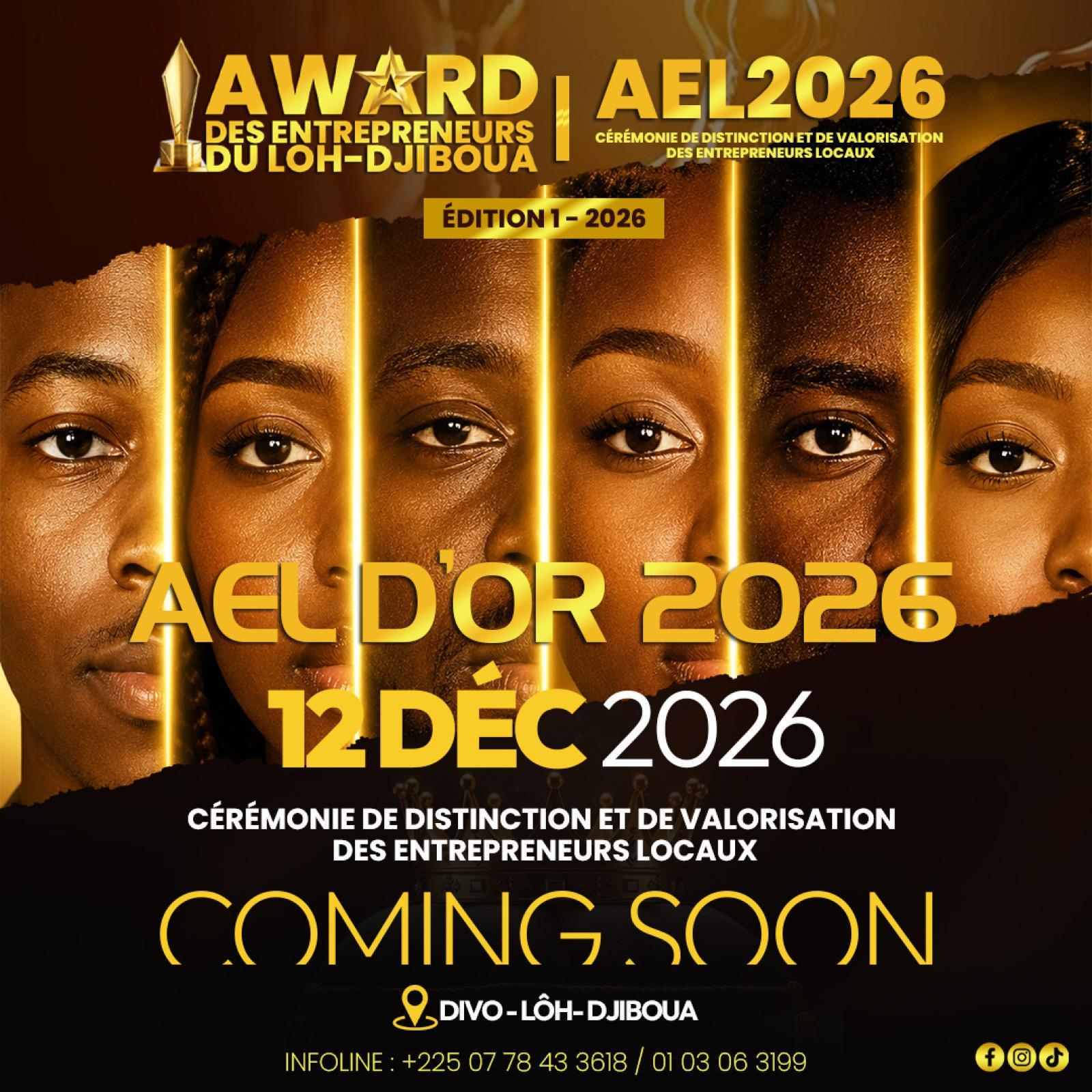 AWARD DES ENTREPRENEURS DU LÔH-DJIBOUA - AEL 2026